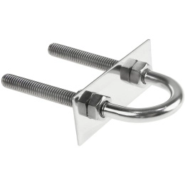 Рым-болт U-образный D11 мм, Lрез. 89 мм нерж (11408)